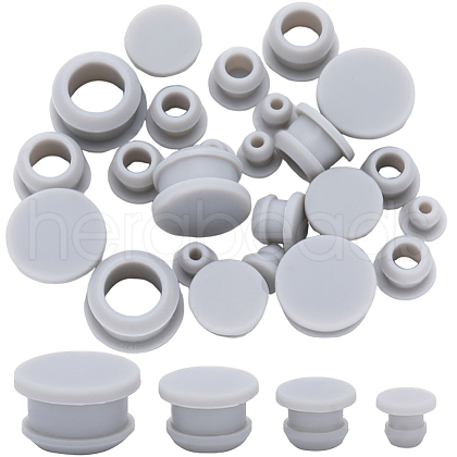 Gorgecraft 24Pcs 4 Style Silicone Bottle Seal Plug AJEW-GF0008-10B-03-1