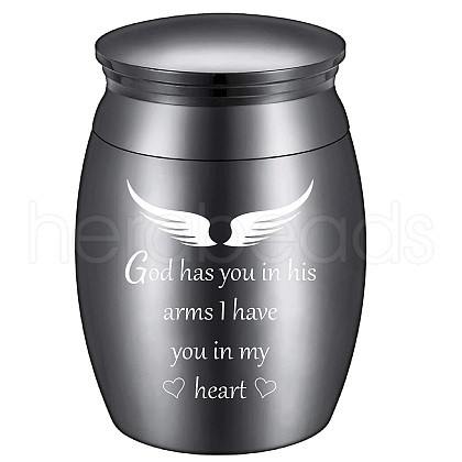 CREATCABIN Alloy Cremation Urn Kit AJEW-CN0001-11L-1