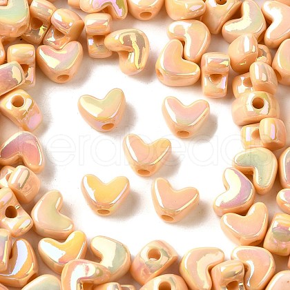 UV Plating Opaque Acrylic Beads MACR-F083-12D-1