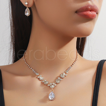 Alloy Rhinestone Jewelry Sets FS-WGDD53E-05-1