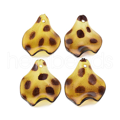 Transparent Acrylic Pendants X-TACR-N006-31-1