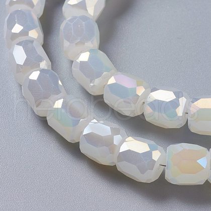 Imitation Jade Glass Beads GLAA-F108-11A-02-1