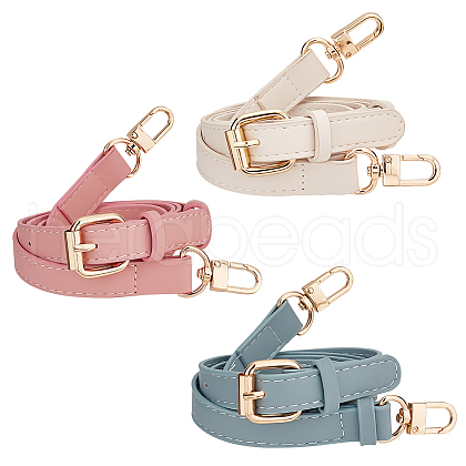   3Pcs 3 Colors Imitation Leather Adjustable Bag Straps FIND-PH0017-56B-1