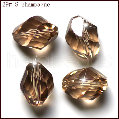 Imitation Austrian Crystal Beads SWAR-F077-11x8mm-29-1