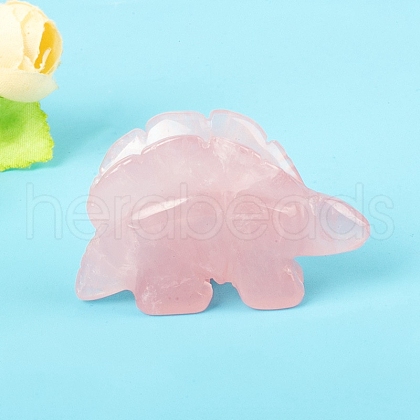 Natural Rose Quartz Display Decorations DJEW-PW0009-022B-1
