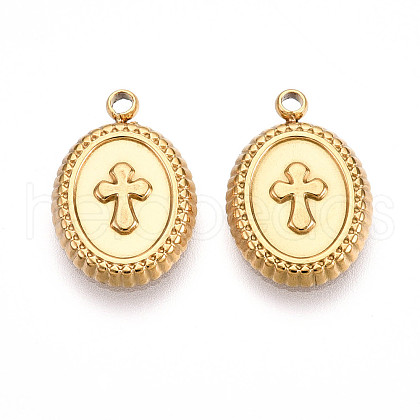 304 Stainless Steel Charms STAS-N109-72G-1
