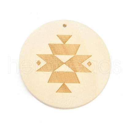 Wood Pendants FIND-Z048-09B-1