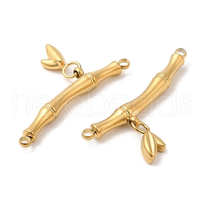 304 Stainless Steel Connector Charms STAS-Z041-32G-1