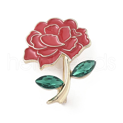 Flower Enamel Pins JEWB-C042-01E-G-1