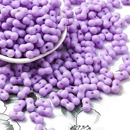 Opaque Acrylic Beads MACR-Q001-01G-1