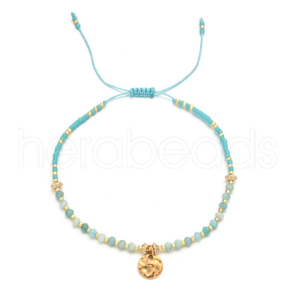 Natural Aventurine Braided Bead Bracelet FR2657-2-1
