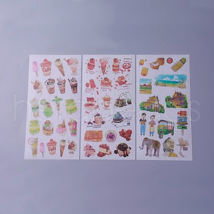 Scrapbook Stickers DIY-P003-F04-1