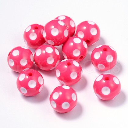 Chunky Bubblegum Acrylic Beads SACR-S146-20mm-07-1