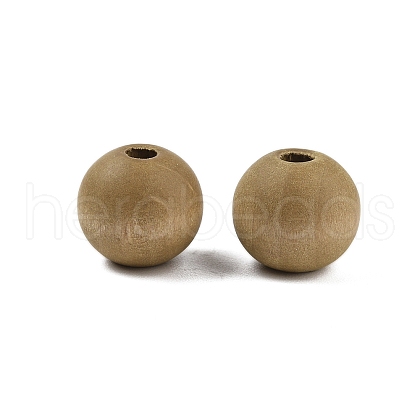Wood European Beads WOOD-M014-01F-1