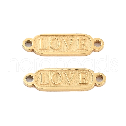 Ion Plating(IP) 304 Stainless Steel Connector Charms STAS-Z078-19G-1