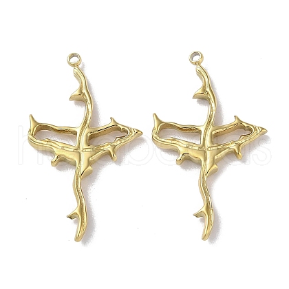 304 Stainless Steel Pendants STAS-H185-08G-1