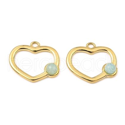 Natural Amazonite Pendants STAS-K258-25G-01-1