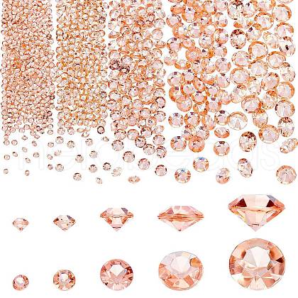   5 Style Resin Rhinestone Cabochons RESI-PH0001-53A-1