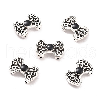 Tibetan Style Alloy Enamel Beads PALLOY-P280-01AS-1