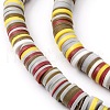 Handmade Polymer Clay Beads Strands CLAY-R089-8mm-T025-6