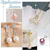 Unicraftale 100Pcs 5 Style 304 Stainless Steel Bead Cap Pendant Bails STAS-UN0024-17-7