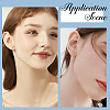 Beebeecraft 4 Pairs 2 Styles Simple Design 925 Sterling Silver Ear Studs STER-BBC0007-34-5