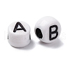 Opaque Acrylic Beads OACR-M020-01C-2