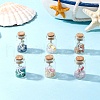 6Pcs Glass Wish Bottle Display Decoration PALLOY-JF03791-1