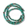Assembled Natural Imperial Jasper & Synthetic Opal Beads Strands X-G-K317-A19-01-4