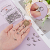 Beebeecraft 60Pcs 6 Styles 316 Surgical Stainless Steel Lobster Claw Clasps STAS-BBC0006-03-3
