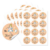 5 Sheets Round Dot PVC Waterproof Decorative Sticker Labels DIY-WH0481-18-1