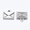 Tibetan Style Alloy Mail Charms PALLOY-EA10712Y-AS-NF-1