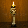 Halloween Theme Resin Candle Holders HAWE-PW0001-265-2