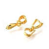 Brass Pinch Bails KK-E143-G-FF-2