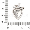 Brass Micro Pave Cubic Zirconia Pendants KK-F895-17C-P-3