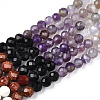 Natural Mixed Gemstone Beads Strands G-D080-A01-02-24-4