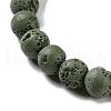 Synthetic Lava Rock Dyed Beads Strands G-H311-08C-03-4