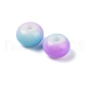 Opaque Spray Painted Glass Beads X1-GLAA-G118-01N-2