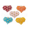 Seed Beads Beaded Charms PALLOY-MZ00341-1