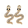 Alloy Rhinestone Pendants PALLOY-S052-07G-1