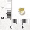 925 Sterling Silver Cubic Zirconia Beads STER-L066-06S-02-3