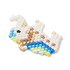 Seed Beads Beaded Pendants PALLOY-MZ00250-02-4
