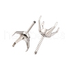 304 Stainless Steel Stud Earring Findings STAS-B091-02A-07P-2