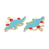 Christmas Alloy Enamel Pendants ENAM-K069-21C-G-2