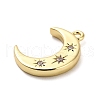 Brass Micro Pave Cubic Zirconia Pendants KK-L229-028G-2
