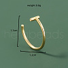 304 Stainless Steel Flat Round Cuff Hoop Nose Rings WG9BB1A-06-1