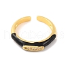 Brass Micro Pave Clear Cubic Zirconia Open Cuff Rings RJEW-U009-18G-3