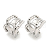 Brass Cuff Earrings for Women EJEW-C104-160P-1