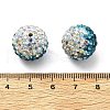 Gradient Color Design Polymer Clay Rhinestone Beads CLAY-NH0001-03D-3