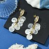 Brass Stud Earrings EJEW-TA00606-1